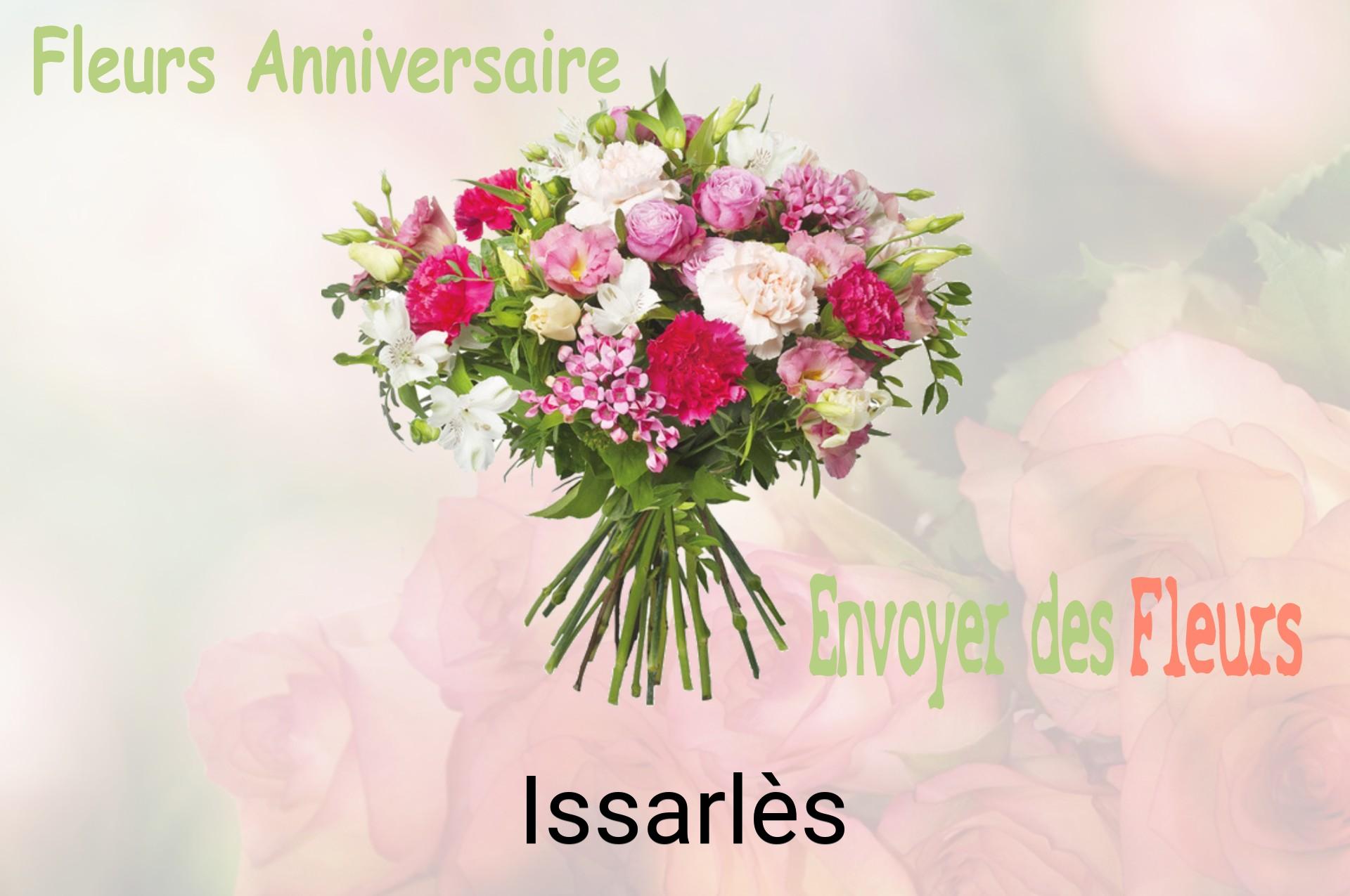 Bouquet de fleurs d’anniversaire livré à Issarlès